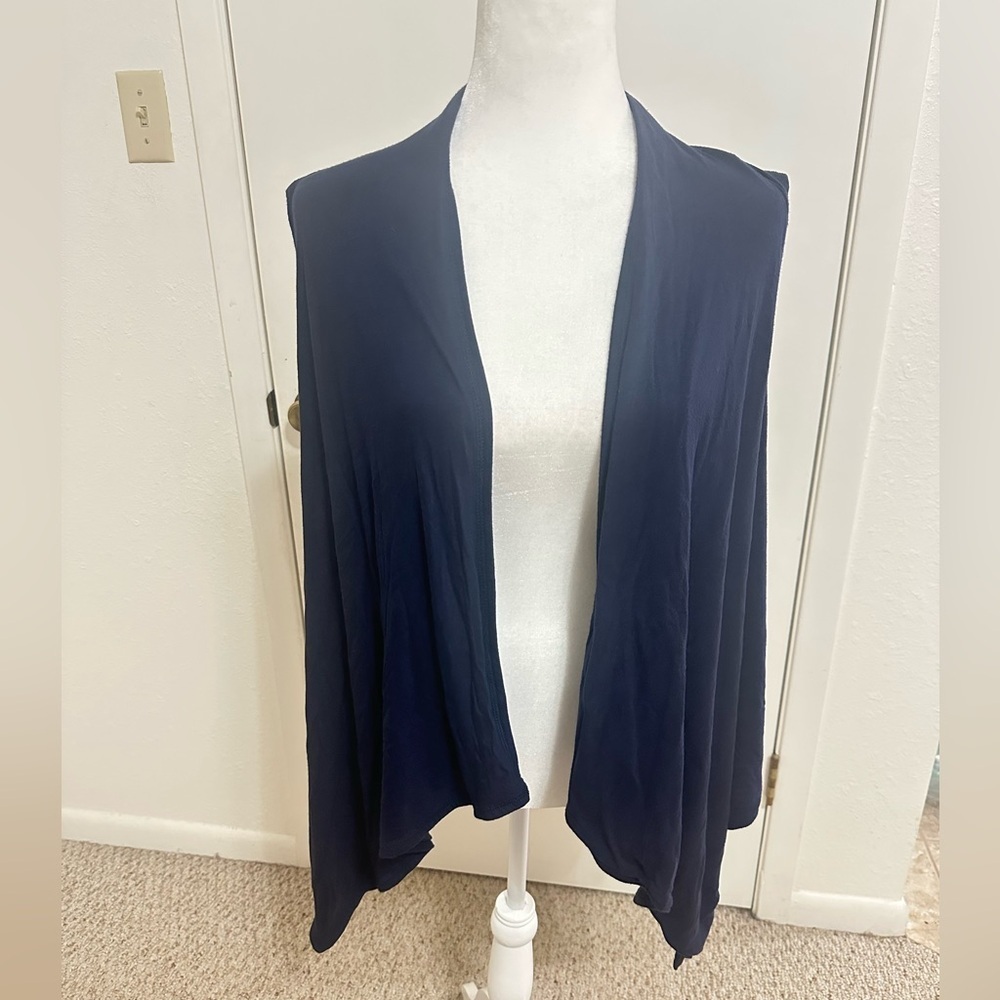 Athleta Women’s Navy Blue Sleeveless Vest Stretch Sz S